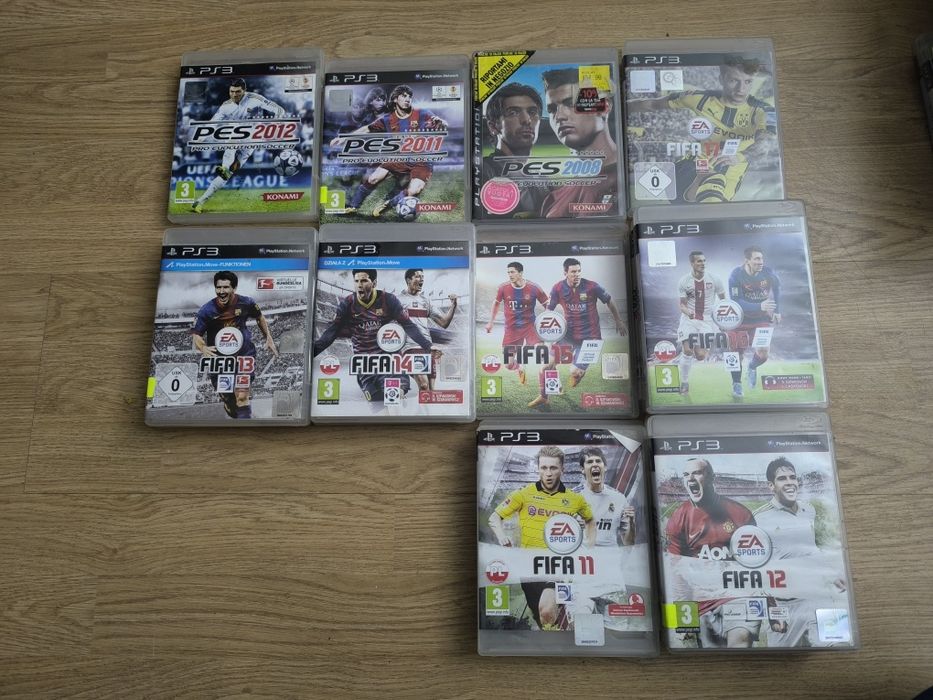 Fifa Ps3 zestaw gier Fifa Ps3 Fifa 17 16 Pes 2012