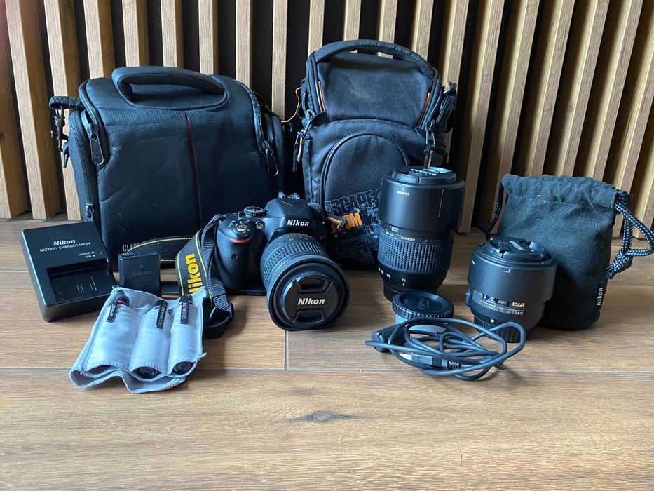 NIKON D5100 - zestaw fotograficzny