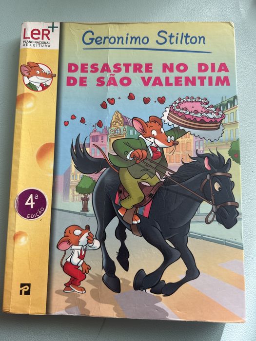 Livro Geronimo Stilton- Desastre no Dia de São Valentim