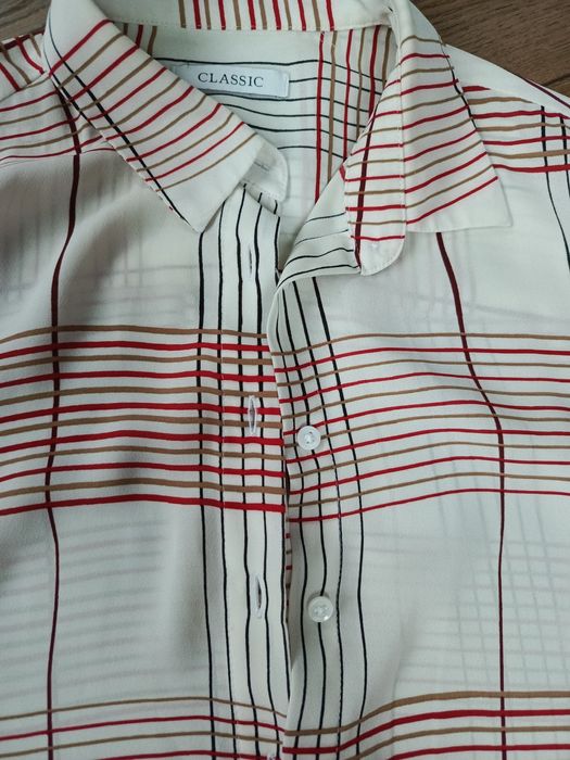 Komplet damski elegancki spódnica z bluzka walentynki biurowy S