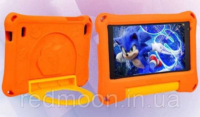 Ігровий планшет андроїд,Дитячий планшет IPS7 8.128GB, 4G+ чохол Kidiby