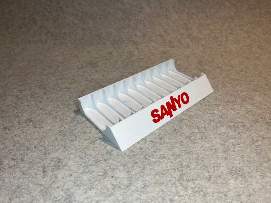 Stojak podstawka na kasety magnetofonowe Sanyo