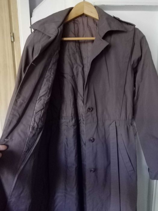 NINO angielski płaszcz damski przejściowy ocieplany prochowiec 36 S 10