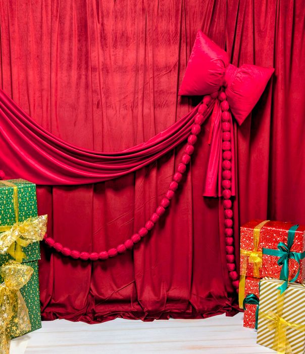 Tło fotograficzne, scenka na Święta lub Walentynki szyte na miarę