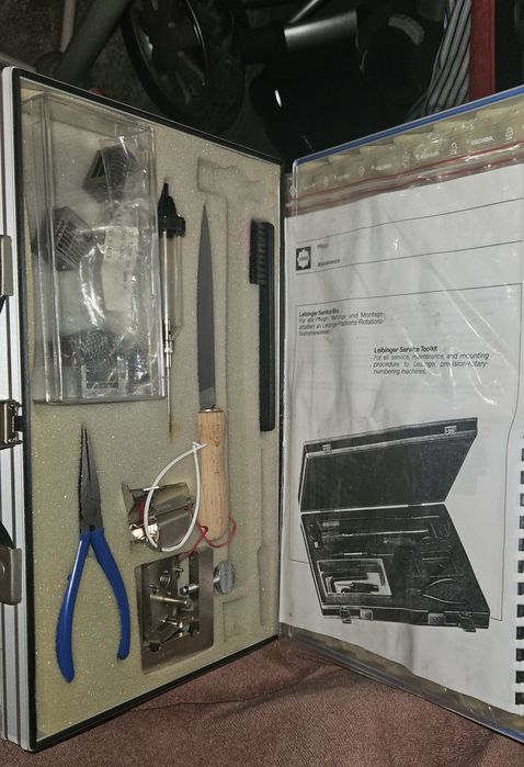 Ferramentas para numeradores de impressão  offset