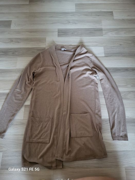 Narzutka kardigan jasny beż rozmiar L