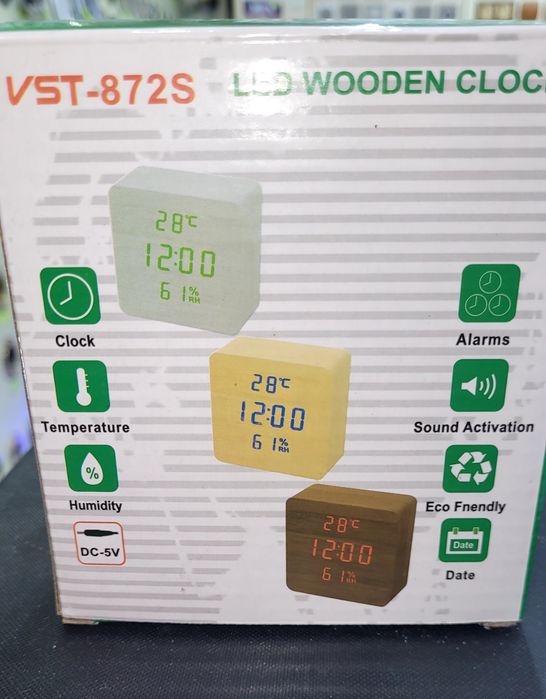 Годинник куб електронний