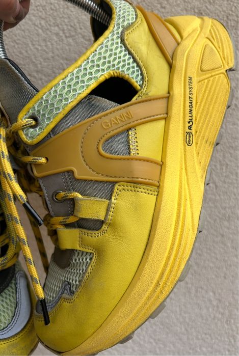 GANNI buty sportowe skóra rozmiar 37 vibram podeszwa sneakersy