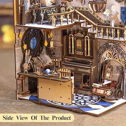 Miniaturowy domek Book Nook Pracownia alchemika CuteBee