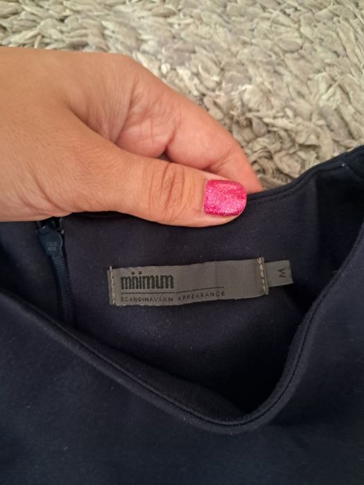 Granatowa elegancka sukienka  Minimum Scandinavian rozm.  M