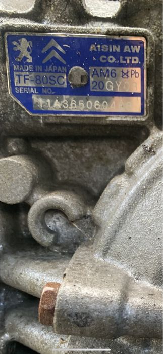 АКПП Aisin  TF80-SC  акпп айсін пежо 3008 5008 tf-70sc