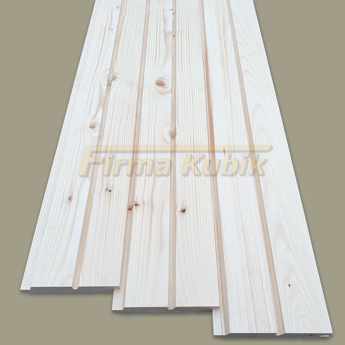 Deska elewacyjna 2ROMB DUO Rhombus2 24x146 mm Świerk skandynawski A/B+