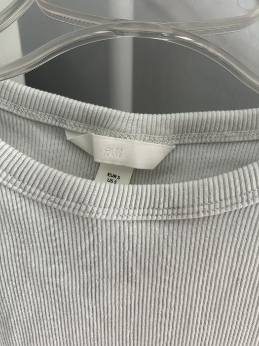 Crop top biały H&M