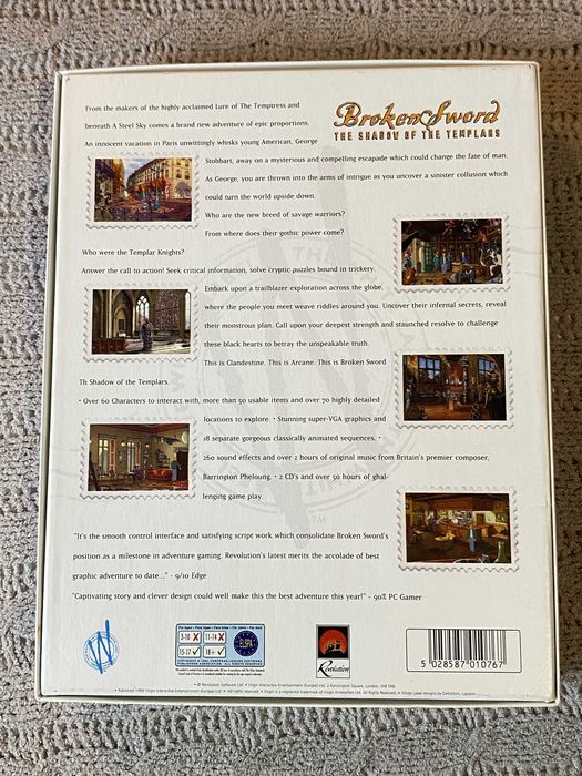 Broken Sword 1 PC BOX