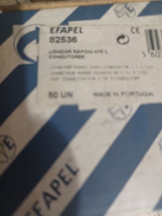 Ligadores Efapel 82536 NOVOS