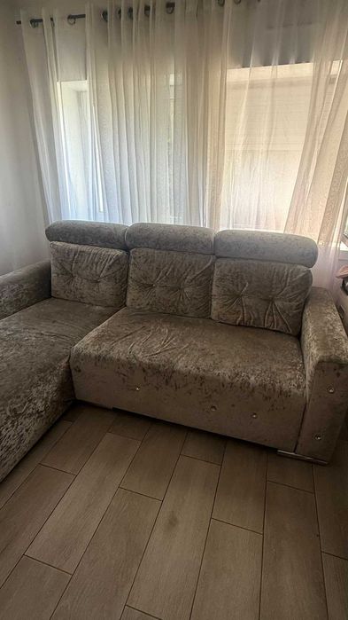 Sofá prata/cinza