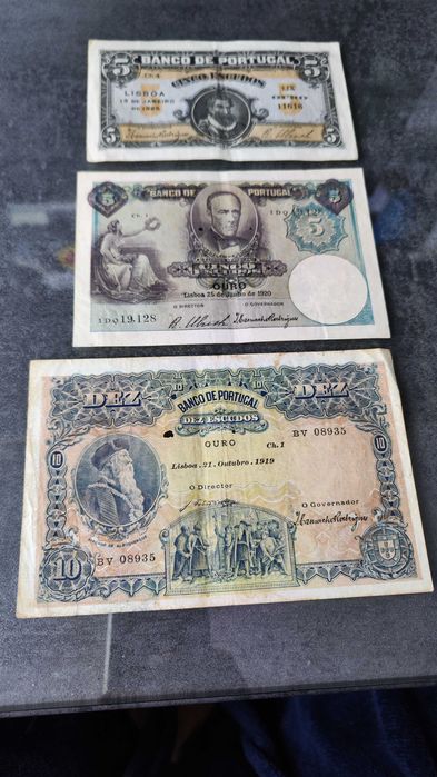 Vendo Notas Portugal