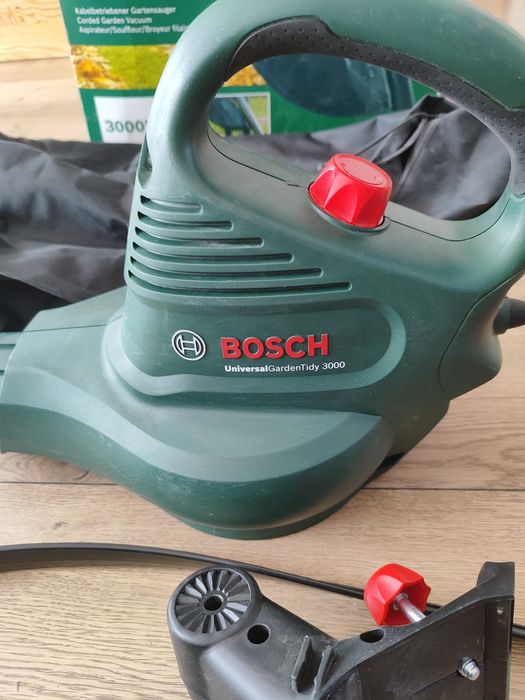 Odkurzacz dmuchawa Bosch Tidy 3000w, rok 2024, kompletny. Mocniejszy