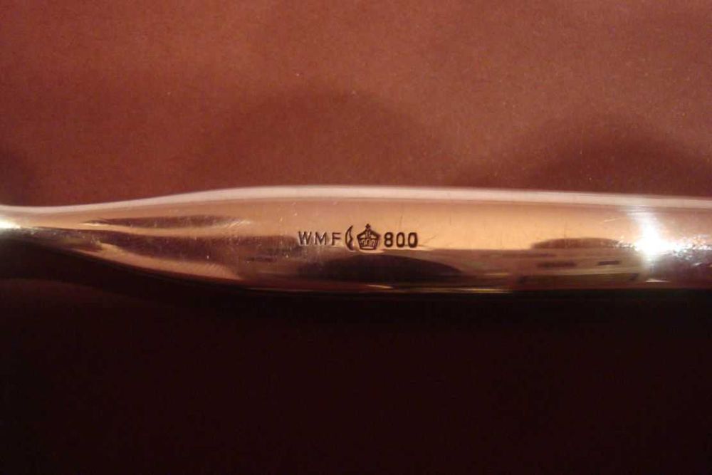 Srebrne sztućce WMF 800 na 6 osób, 24 sztuki