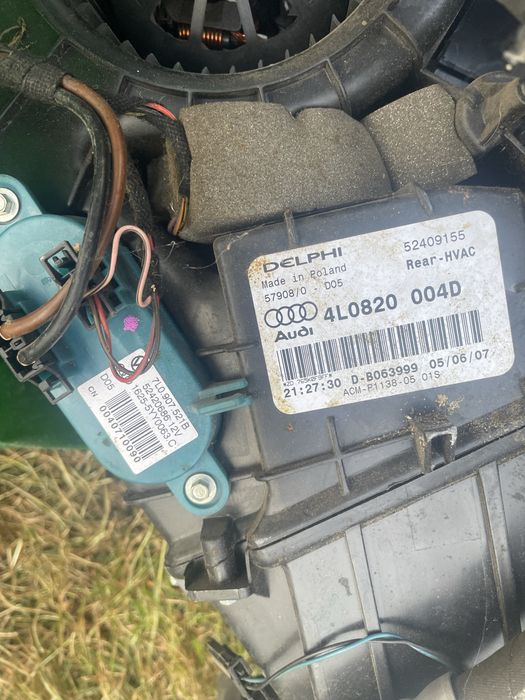 Задній блок клімат-контролю (Rear HVAC) Audi Q7 4L 4L0820004D, оригінал Delphi