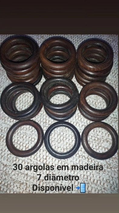 Argolas de madeira