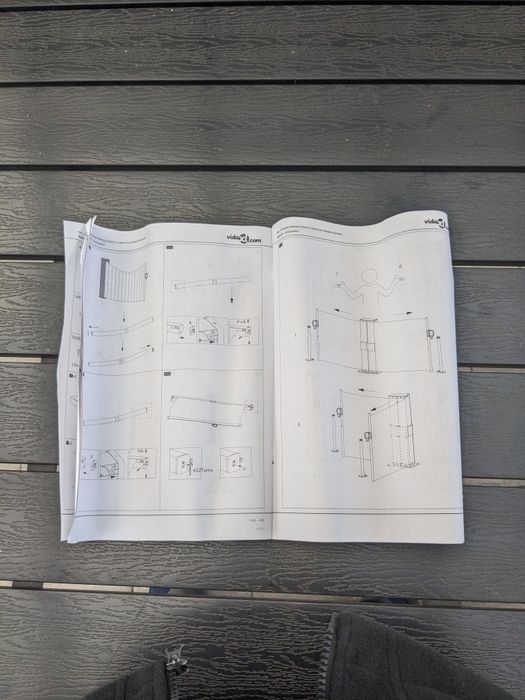Markiza boczna zwijana na taras 180x600cm+ Gratis stelaż do parasola