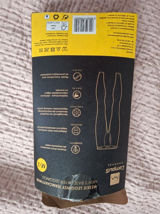 Campus nowe legginsy termiczna M/L