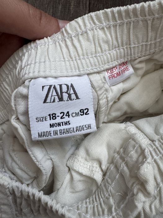 Лляні шорти Zara на зріст 92 см