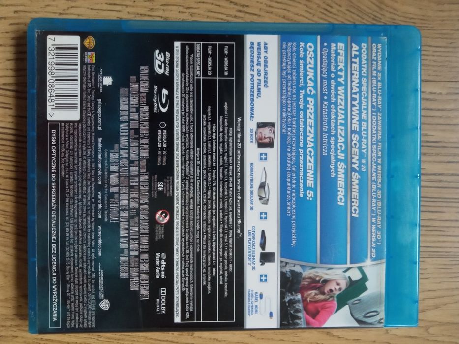 Oszukać przeznaczenie 5 bluray Polskie wydanie
