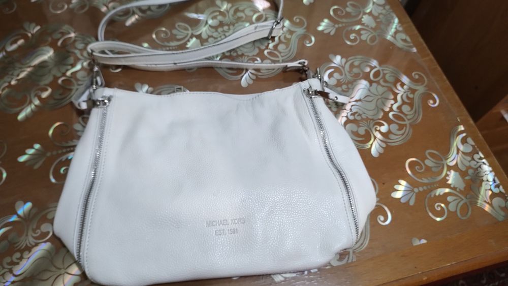 Летняя сумка, кожа