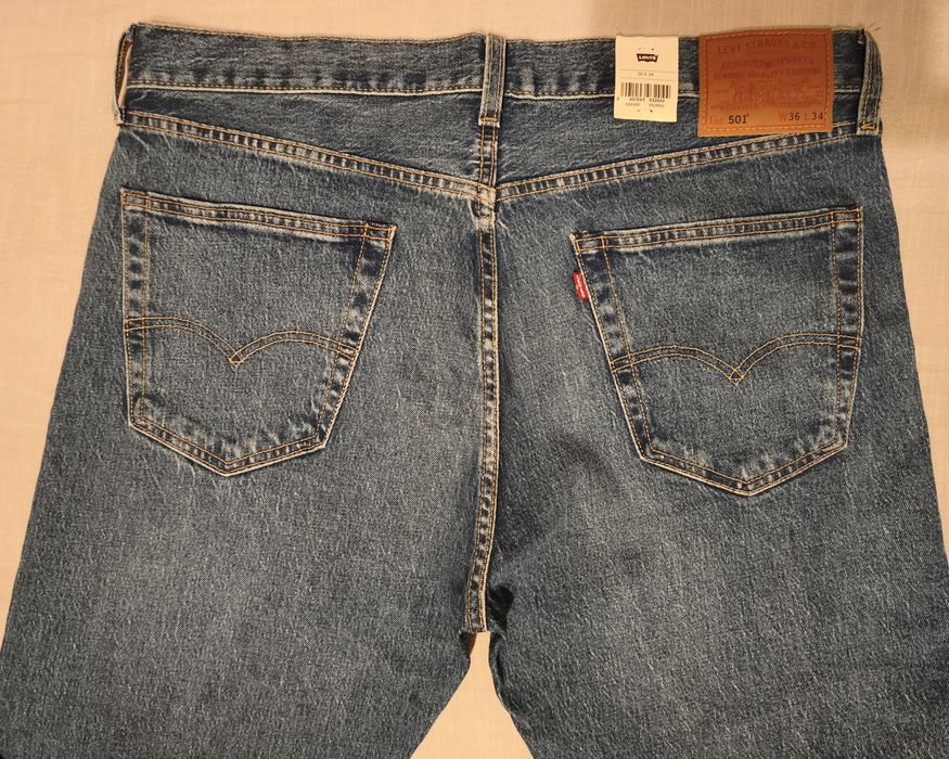 Spodnie  Levi's  Premium  501  W36 L 32  pas 96 - 100