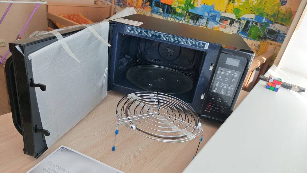 Мікрохвильова піч 3 в 1, Samsung mc28h5013aw (Нова в упаковці)