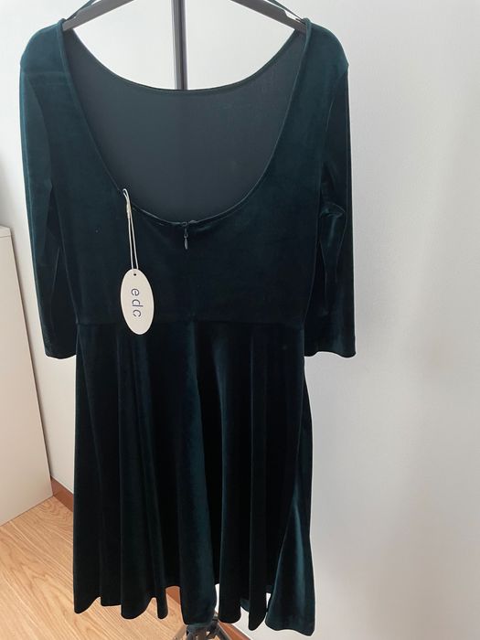 Vestido verde comprido