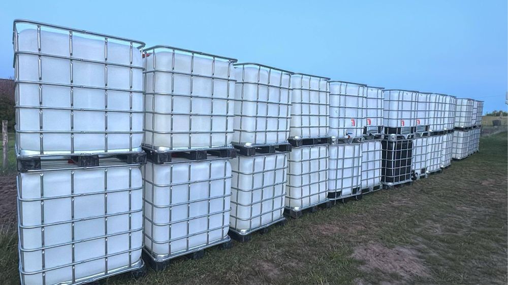 Mauzer 1000l Paletopojemnik Beczka 220l na wodę deszczówkę jak Nowe