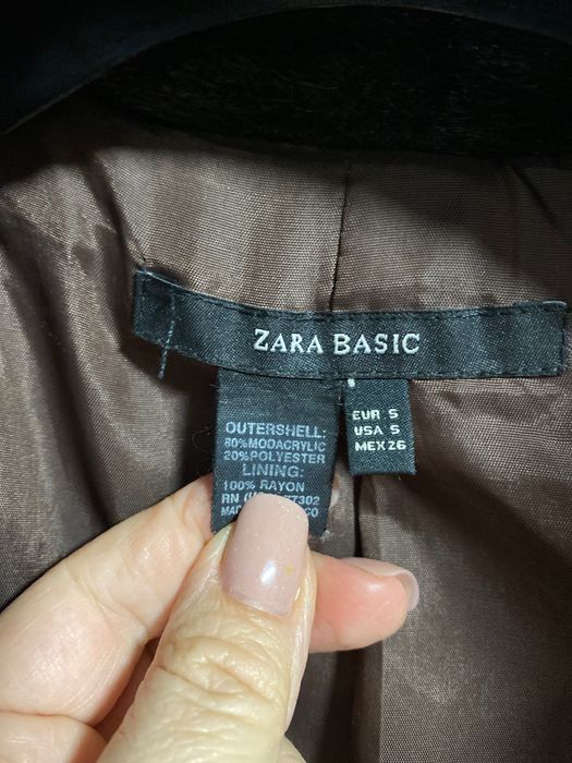 Casaco o preto imitação pêlo