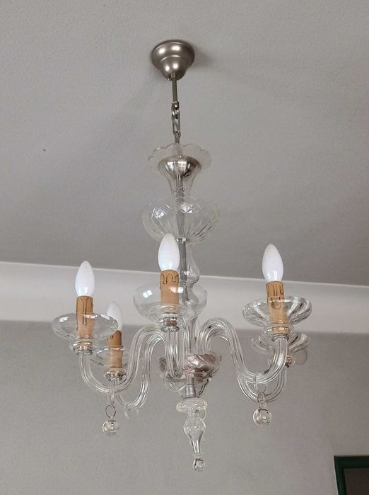 Lustre de teto com 6 lâmpadas