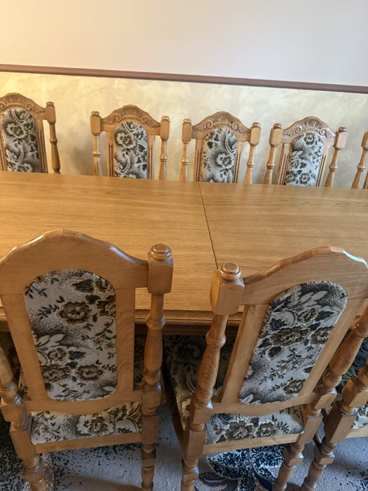 Stól do jadalni zestaw krzesla