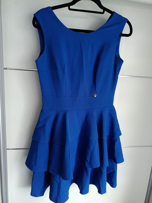 Sukienka niebieska/chabrowa