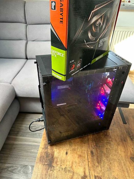 Komputer Gamingowy ARGB i5 9400f, gtx 1660 6gb super 16gb ddr4  m2+hdd