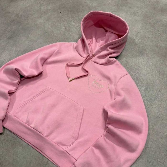 Bluza Juicy Couture Sport Hoodie Kryształki Coquette Swag Cropped
