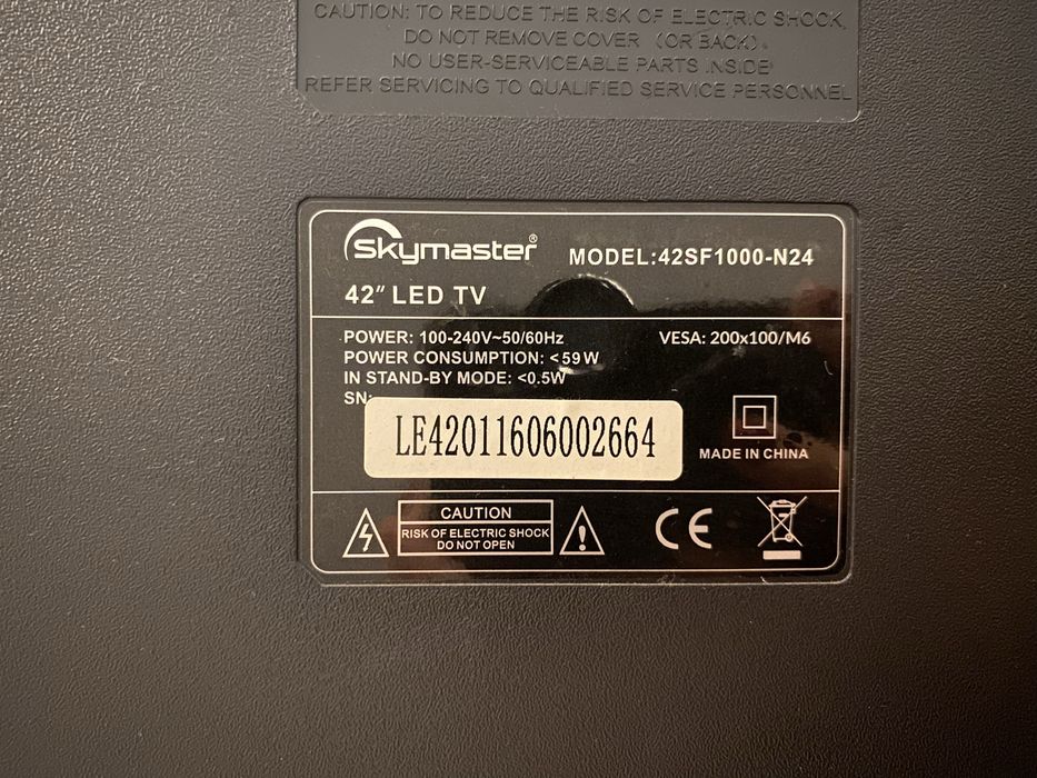 Telewizor Skymaster  42” cale