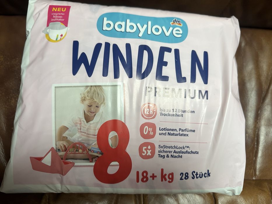 Pampersy rozmiar 8