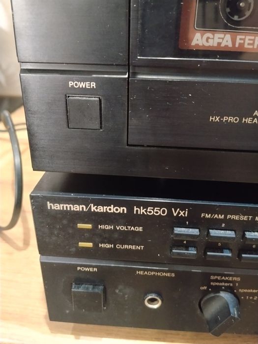 Wzmacniacz i Deck Harman
