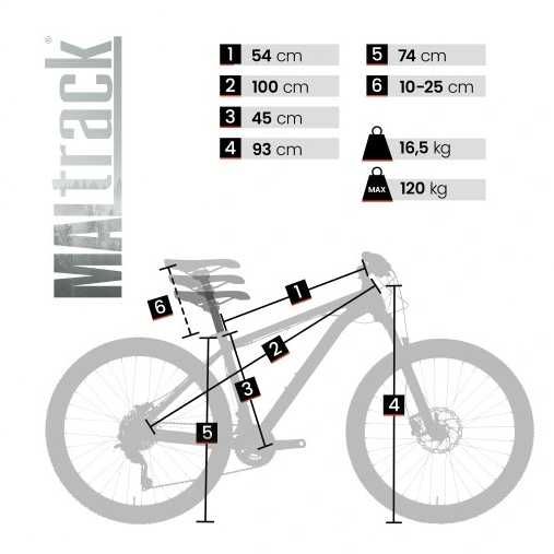 NOWY Rower górski MALTRACK MTB 26"