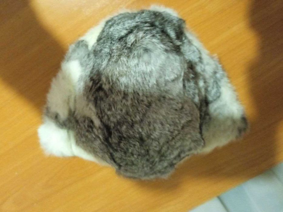 Новая шапка из меха кролика