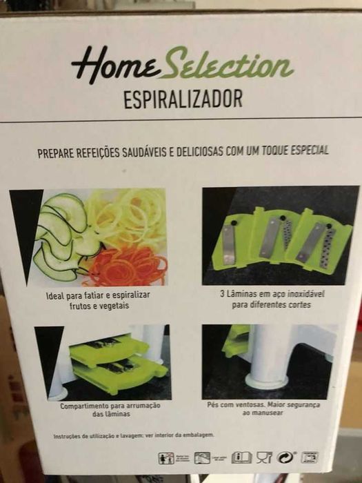 maquina espiralizador de vegetais - nova