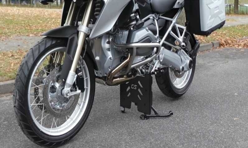 BMW GS Skid Plate - Proteção Carter Motor Descanso Central