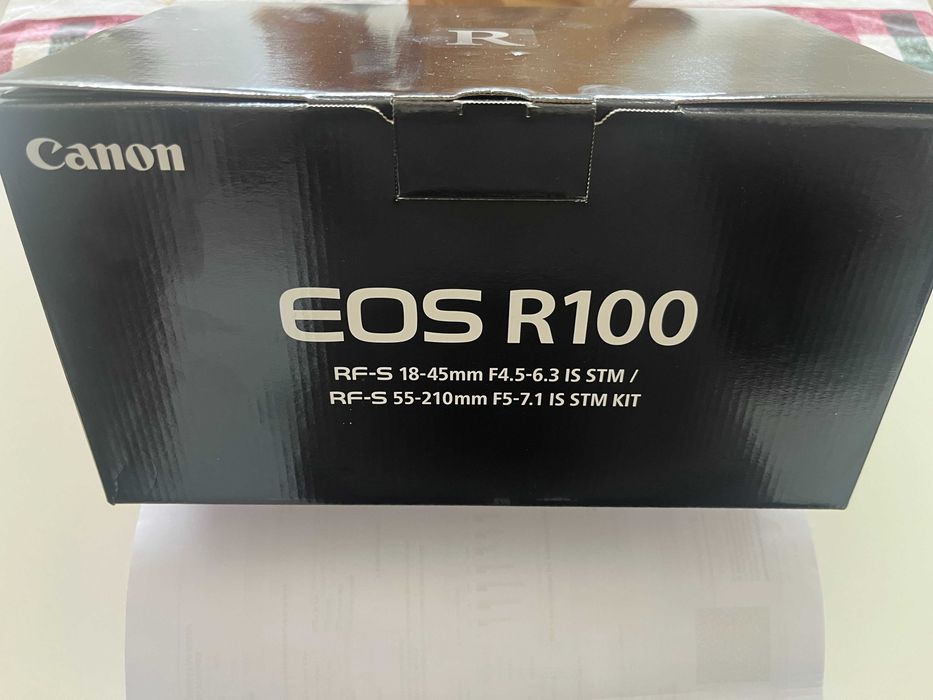 Objetivas Canon RF-S 18-45mm IS STM + RF-S 55-210mm IS STM (novas)