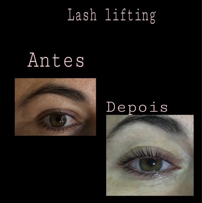 Lifting de pestanas e alogamento de pestanas