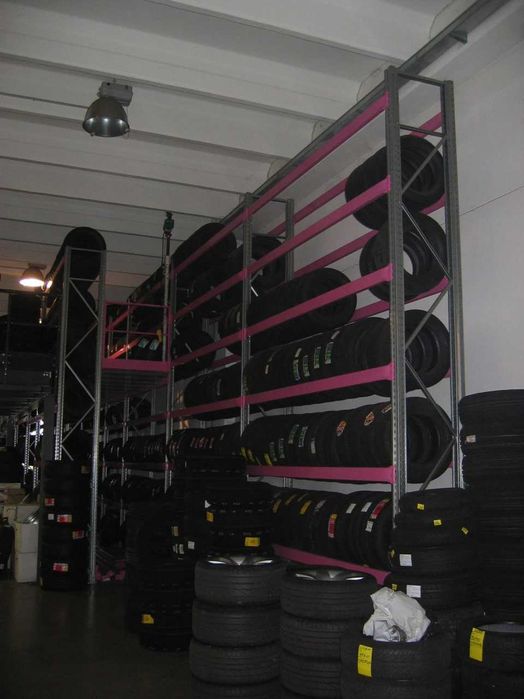 Палетні стелажі Складські стелажі Б/В Стелаж для шин поличковий стелаж